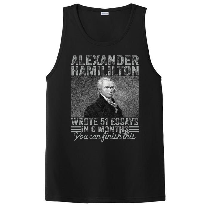 Vintage Alexander Hamilton Wrote 51 Essays In 6 Months PosiCharge Competitor Tank