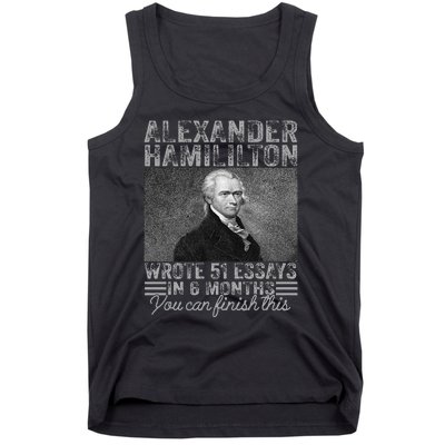 Vintage Alexander Hamilton Wrote 51 Essays In 6 Months Tank Top