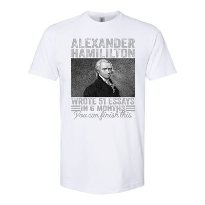 Vintage Alexander Hamilton Wrote 51 Essays In 6 Months Softstyle CVC T-Shirt