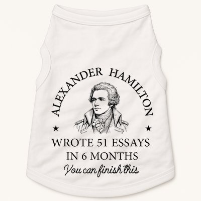 Vintag Alexander Hamilton Wrote 51 Essays In 6 Months Doggie Tank