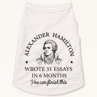 Vintag Alexander Hamilton Wrote 51 Essays In 6 Months Doggie Tank