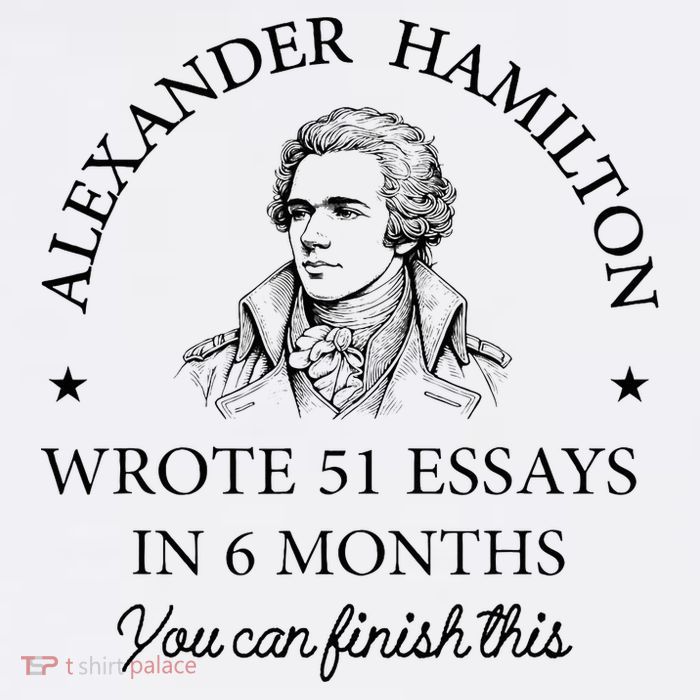 Vintag Alexander Hamilton Wrote 51 Essays In 6 Months Apron