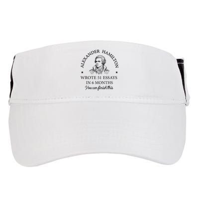 Vintag Alexander Hamilton Wrote 51 Essays In 6 Months Adult Drive Performance Visor