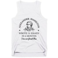 Vintag Alexander Hamilton Wrote 51 Essays In 6 Months Tank Top