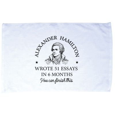 Vintag Alexander Hamilton Wrote 51 Essays In 6 Months Microfiber Hand Towel