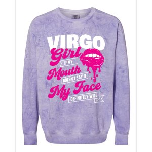 Virgo Astrology Horoscope Symbol Zodiac Sign Gift Colorblast Crewneck Sweatshirt