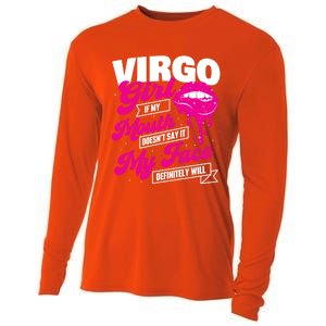 Virgo Astrology Horoscope Symbol Zodiac Sign Gift Cooling Performance Long Sleeve Crew