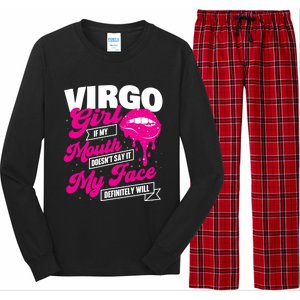 Virgo Astrology Horoscope Symbol Zodiac Sign Gift Long Sleeve Pajama Set