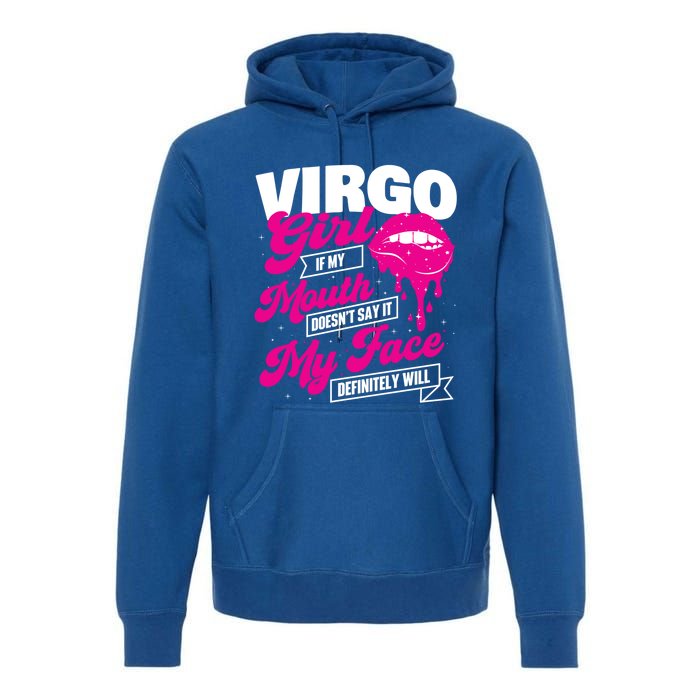 Virgo Astrology Horoscope Symbol Zodiac Sign Gift Premium Hoodie