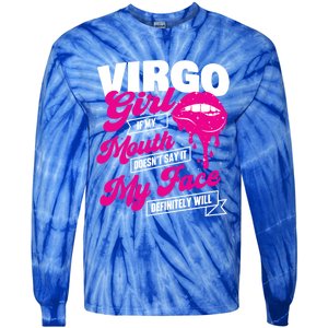 Virgo Astrology Horoscope Symbol Zodiac Sign Gift Tie-Dye Long Sleeve Shirt