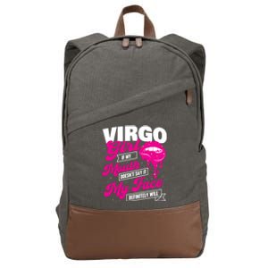 Virgo Astrology Horoscope Symbol Zodiac Sign Gift Cotton Canvas Backpack