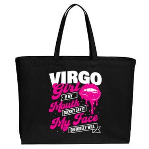 Virgo Astrology Horoscope Symbol Zodiac Sign Gift Cotton Canvas Jumbo Tote