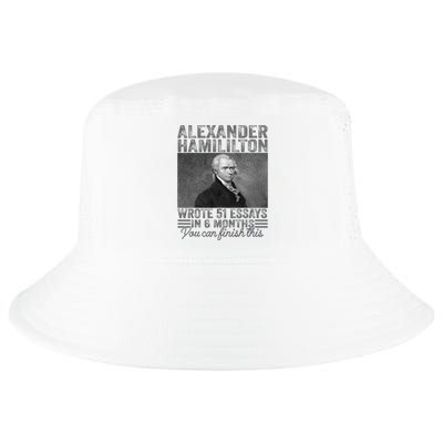 Vintage Alexander Hamilton Wrote 51 Essays In 6 Months Cool Comfort Performance Bucket Hat