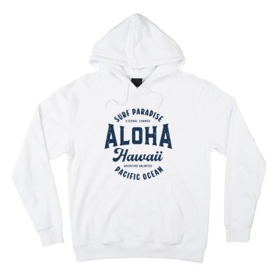 Vintage Aloha Hawaii Retro Preppy Throwback Souvenir Hoodie