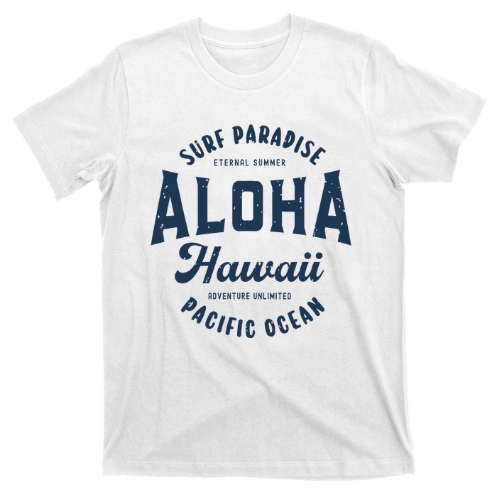 Vintage Aloha Hawaii Retro Preppy Throwback Souvenir T-Shirt