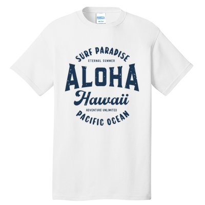 Vintage Aloha Hawaii Retro Preppy Throwback Souvenir Tall T-Shirt