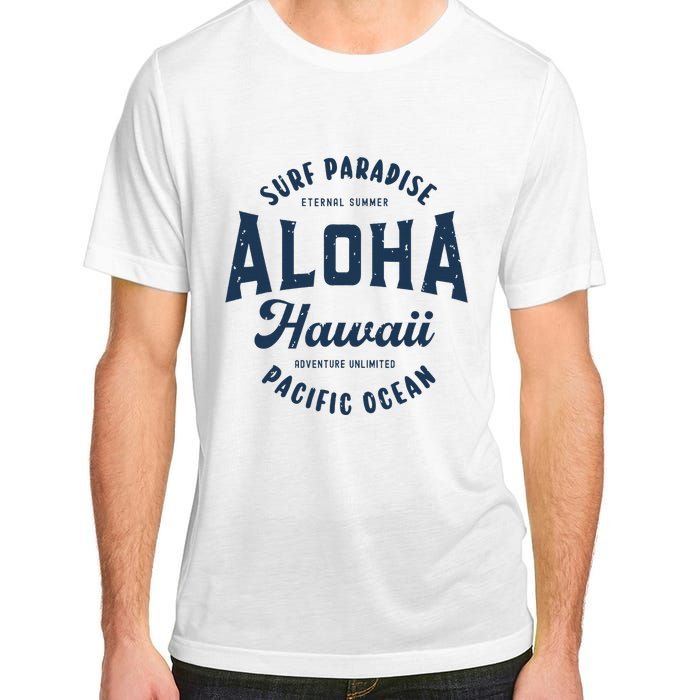 Vintage Aloha Hawaii Retro Preppy Throwback Souvenir Adult ChromaSoft Performance T-Shirt