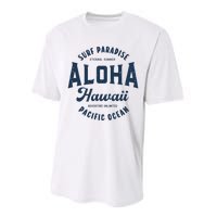 Vintage Aloha Hawaii Retro Preppy Throwback Souvenir Performance Sprint T-Shirt