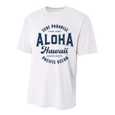 Vintage Aloha Hawaii Retro Preppy Throwback Souvenir Performance Sprint T-Shirt