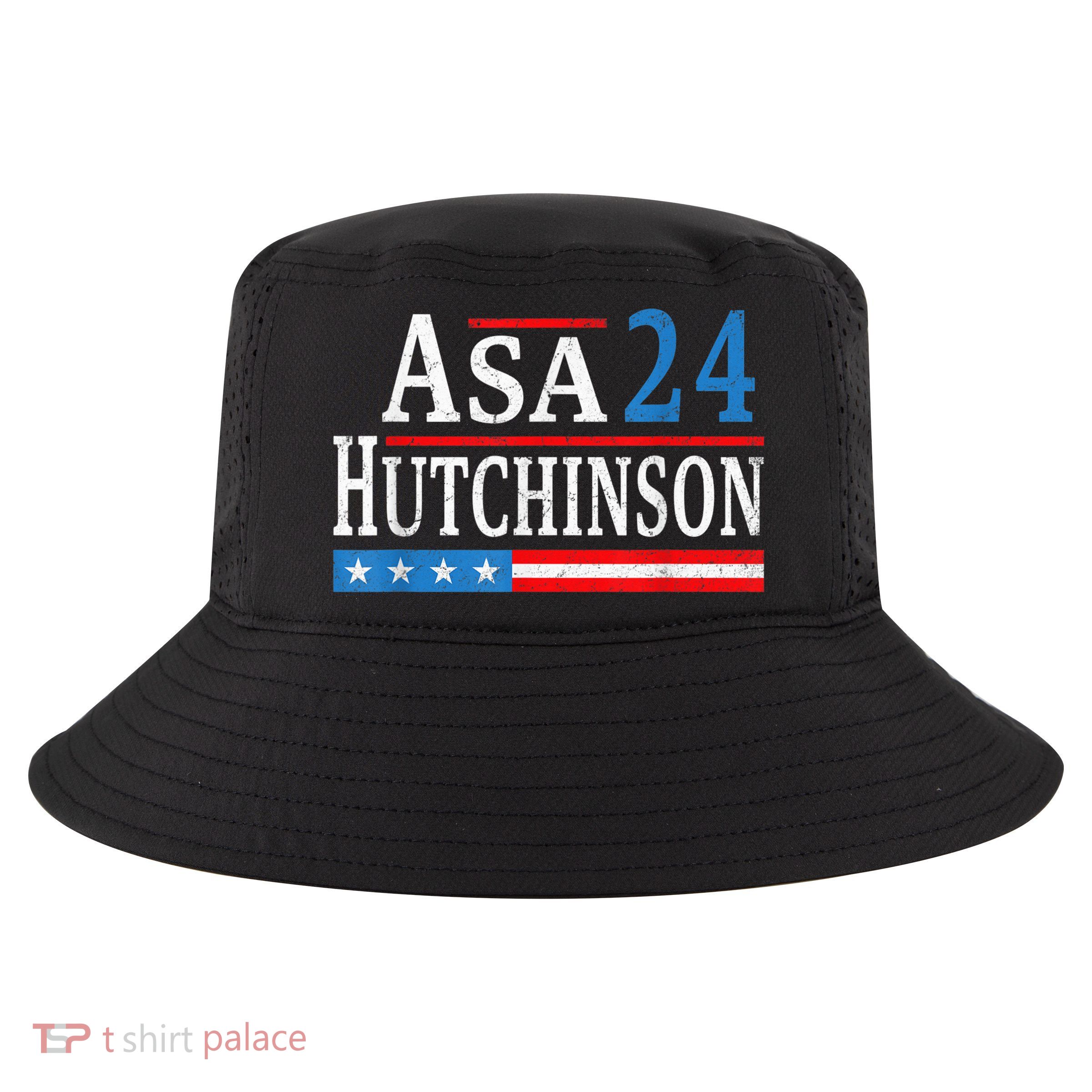Vintage Asa Hutchinson 2024 For President Election Campaign Cool Comfort Performance Bucket Hat