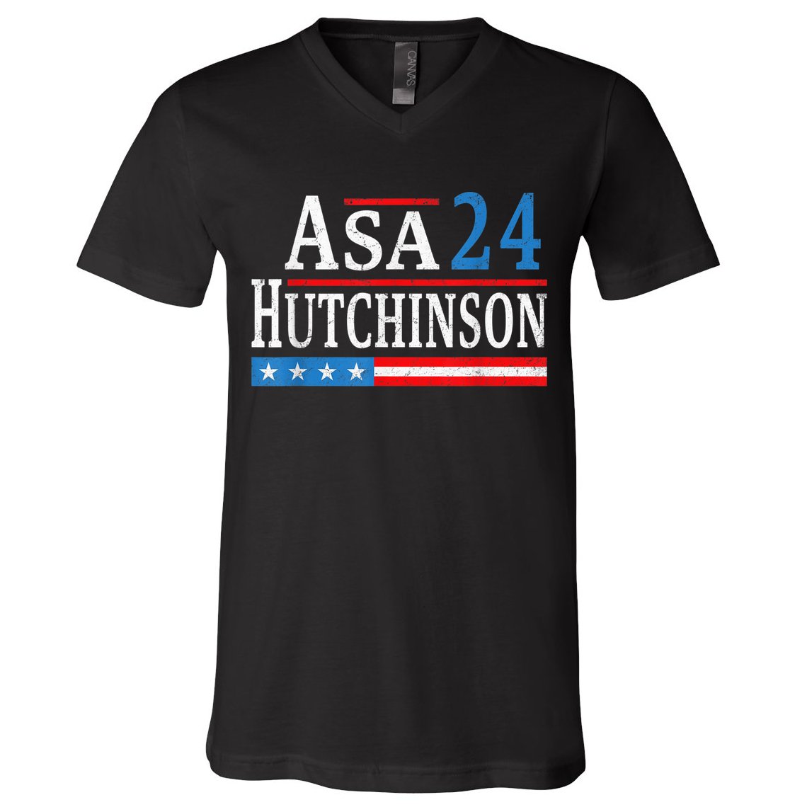 Vintage Asa Hutchinson 2024 For President Election Campaign V-Neck T-Shirt