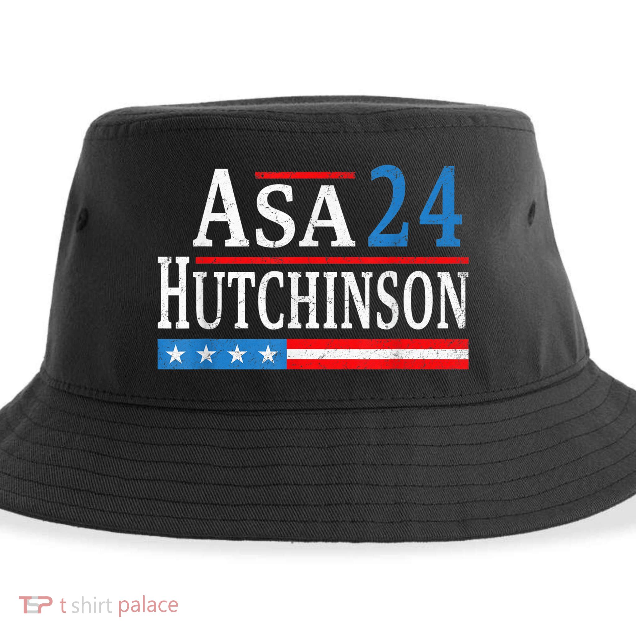 Vintage Asa Hutchinson 2024 For President Election Campaign Sustainable Bucket Hat