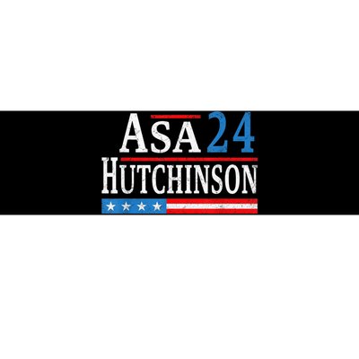 Vintage Asa Hutchinson 2024 For President Election Campaign Bumper Sticker