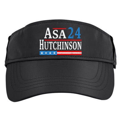 Vintage Asa Hutchinson 2024 For President Election Campaign Adult Drive Performance Visor