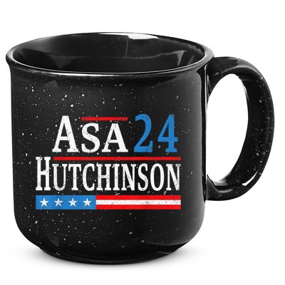 Vintage Asa Hutchinson 2024 For President Election Campaign 15oz Campfire Ceramic Mug