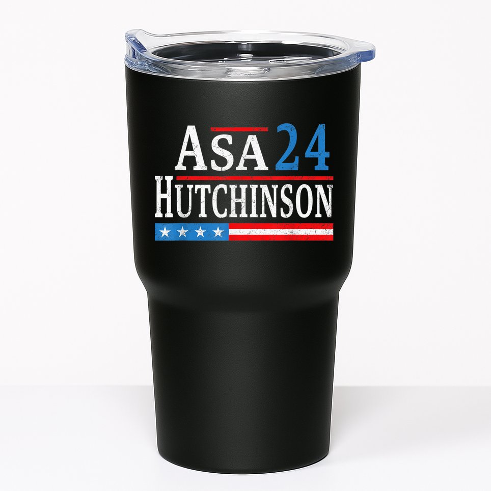 Vintage Asa Hutchinson 2024 For President Election Campaign Tumbler