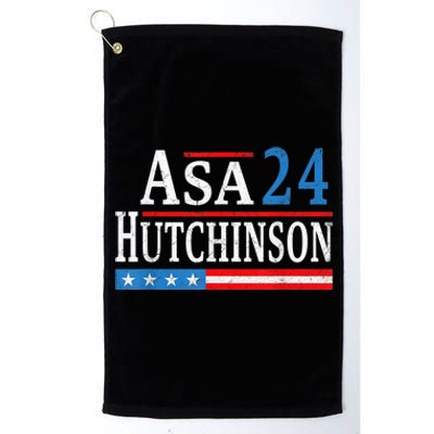 Vintage Asa Hutchinson 2024 For President Election Campaign Platinum Collection Golf Towel