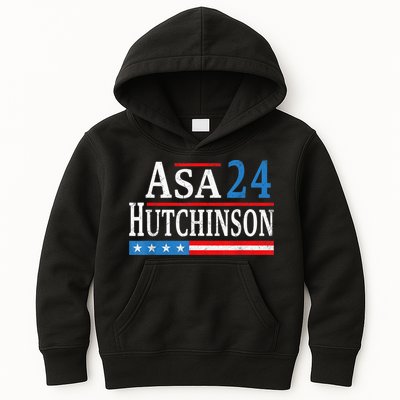 Vintage Asa Hutchinson 2024 For President Election Campaign Kids Hoodie