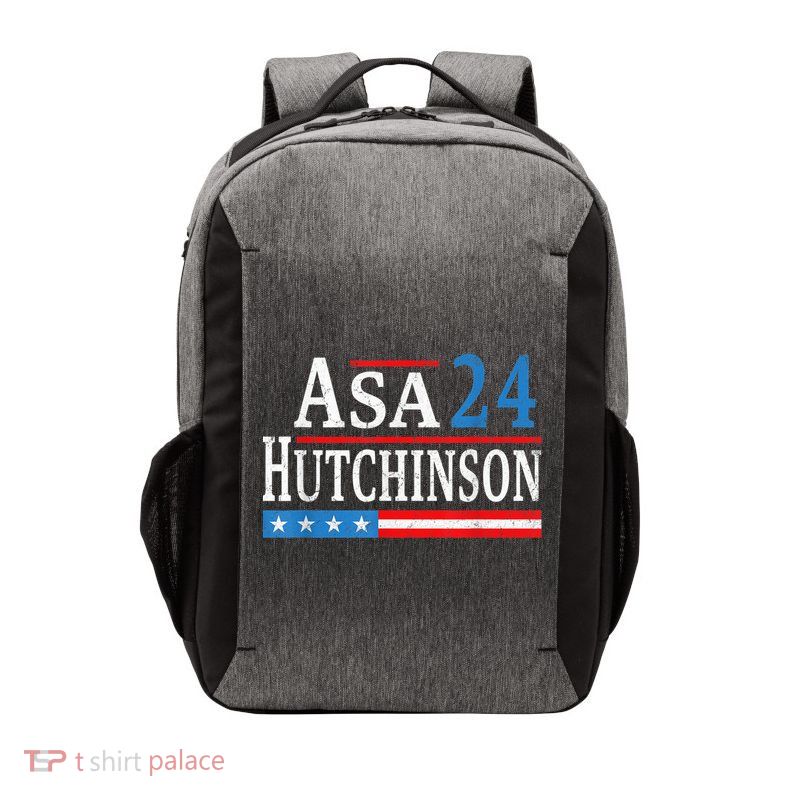 Vintage Asa Hutchinson 2024 For President Election Campaign Vector Backpack