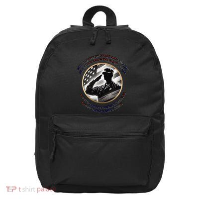 Veterans Are Heroes Not Losersantitrump Patriotic Design 16 in Basic Backpack