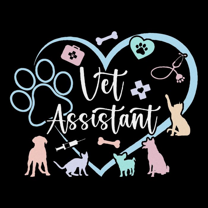 Vet Assistant Heart Veterinary Assistant Appreciation City Backpack