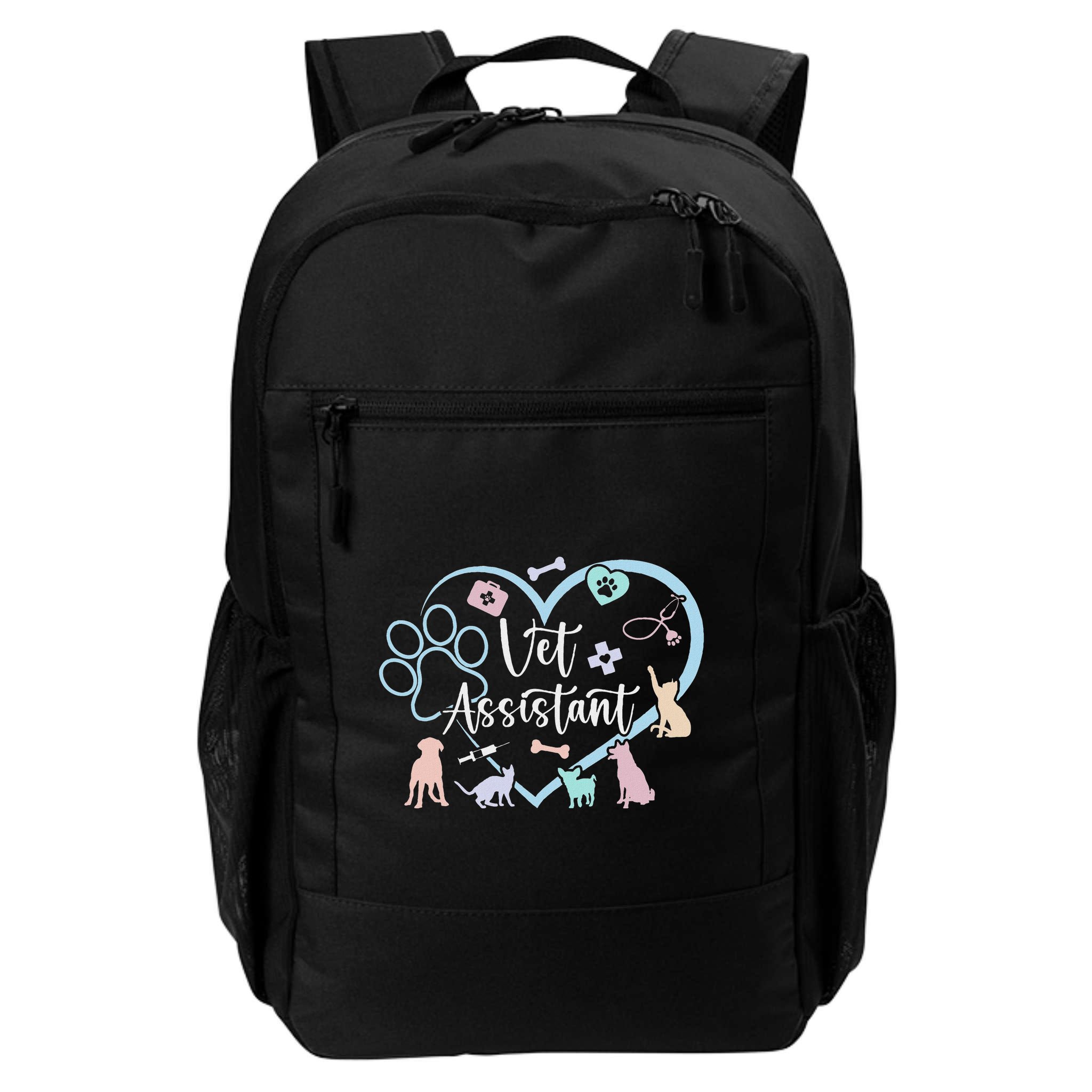 Vet Assistant Heart Veterinary Assistant Appreciation Backpack