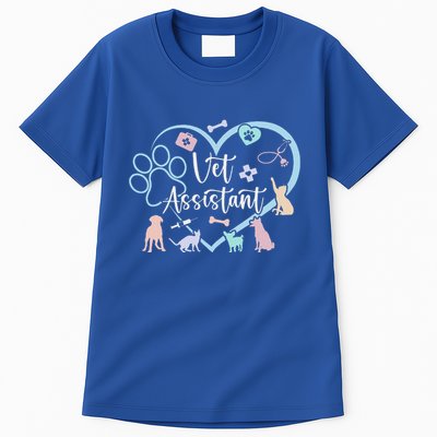 Vet Assistant Heart Veterinary Assistant Appreciation Tall T-Shirt