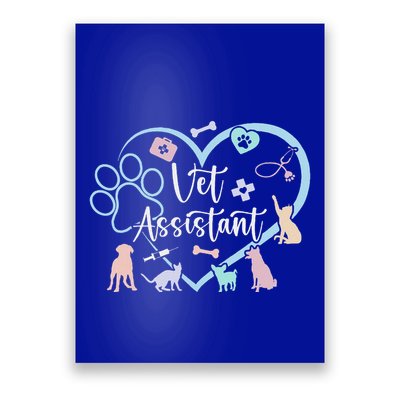 Vet Assistant Heart Veterinary Assistant Appreciation Poster