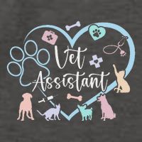 Vet Assistant Heart Veterinary Assistant Appreciation Vector Backpack