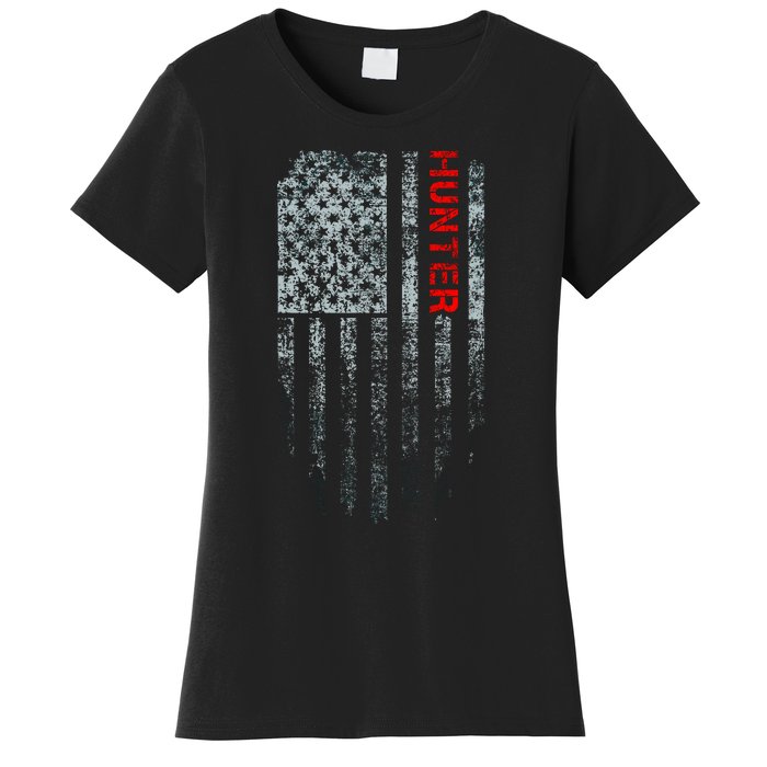 Vintage American Hunter Flag Women's T-Shirt