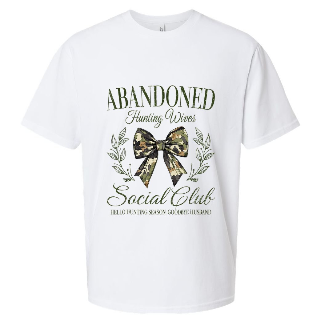 Vintage Abandoned Hunting Wives Social Club Sueded Cloud Jersey T-Shirt