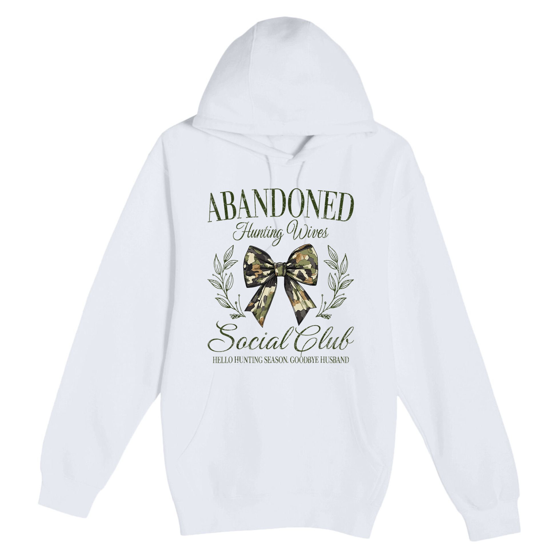 Vintage Abandoned Hunting Wives Social Club Premium Pullover Hoodie