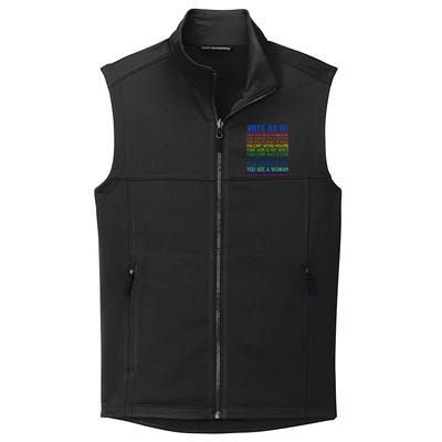 Vote As If Your Life Depends On It Human Rights Collective Smooth Fleece Vest