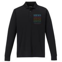 Vote As If Your Skin Is Not White Humans Rights Performance Long Sleeve Polo