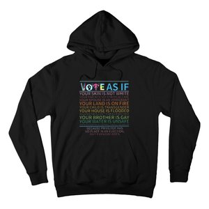 Vote As If Register P.R.O C.H.O.I.C.E Women Right Hoodie