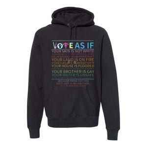 Vote As If Register P.R.O C.H.O.I.C.E Women Right Premium Hoodie