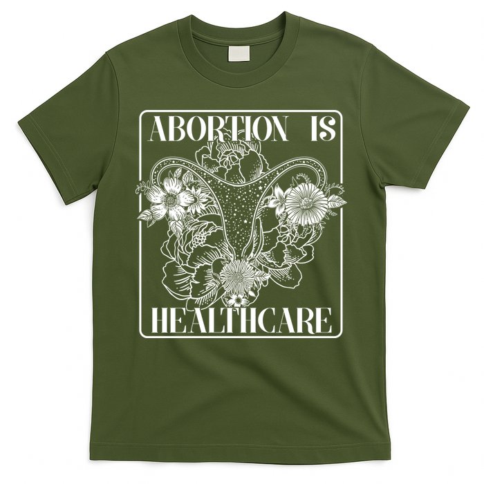 Vintage Abortions Is Healthcare Pro Roe Womens Rights T-Shirt