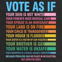 Vote As If Your Skin Is Not White HumanS Rights 15oz Campfire Ceramic Mug