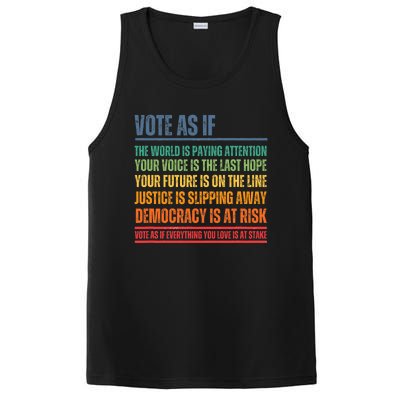 Vote As If PosiCharge Competitor Tank