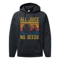 Vasectomy All Juice No Seed Performance Fleece Hoodie